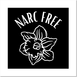 Narc Free, Narcissist Survivor, Female Divorce Posters and Art